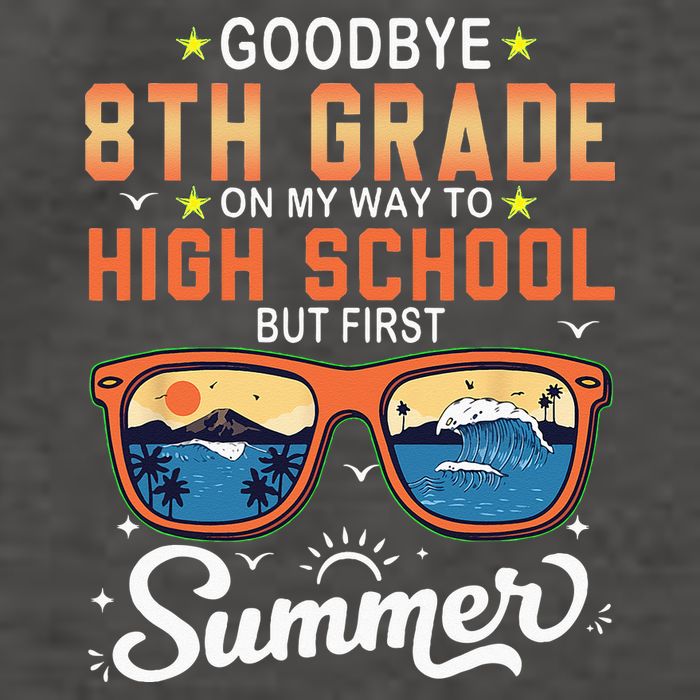 Goodbye 8th Grade Graduation To 9th Grade Hello Summer Vector Backpack