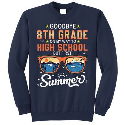 Goodbye 8th Grade Graduation To 9th Grade Hello Summer Sweatshirt