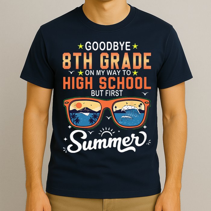 Goodbye 8th Grade Graduation To 9th Grade Hello Summer T-Shirt