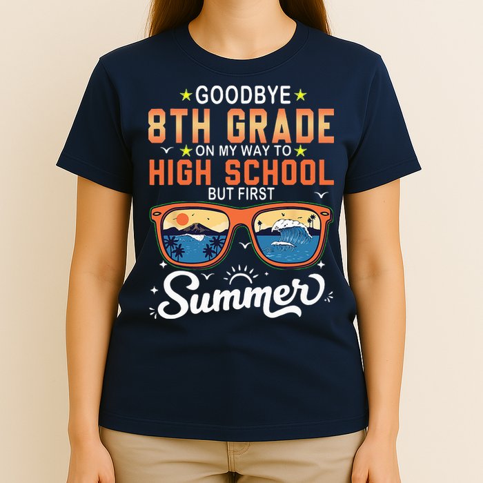 Goodbye 8th Grade Graduation To 9th Grade Hello Summer T-Shirt
