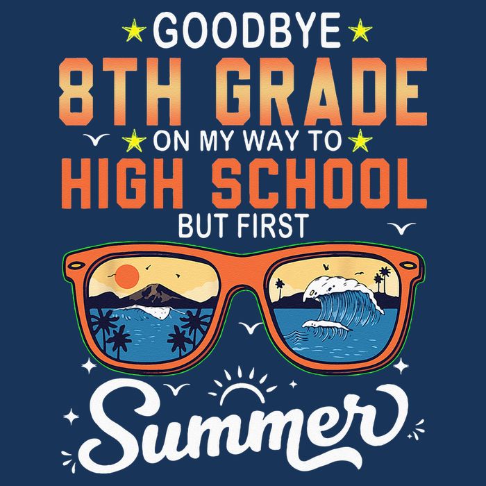 Goodbye 8th Grade Graduation To 9th Grade Hello Summer Drawstring Bag