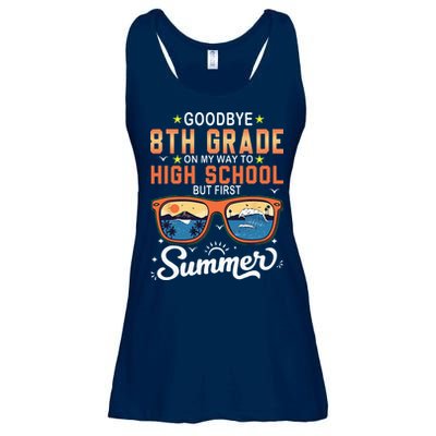 Goodbye 8th Grade Graduation To 9th Grade Hello Summer Ladies Essential Flowy Tank