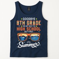 Goodbye 8th Grade Graduation To 9th Grade Hello Summer Tank Top