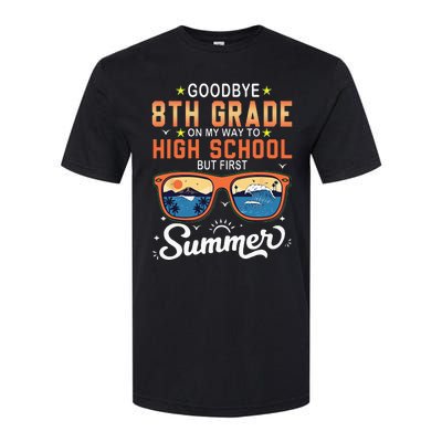 Goodbye 8th Grade Graduation To 9th Grade Hello Summer Softstyle CVC T-Shirt