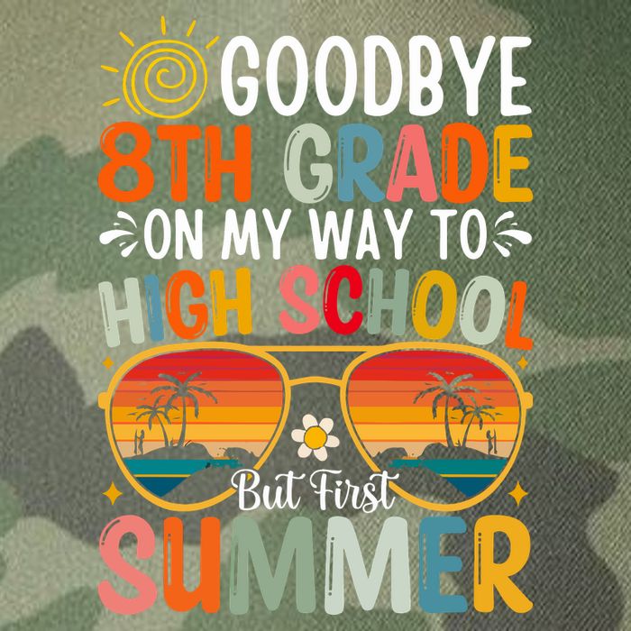 Goodbye 8th Grade On My Way To High School Legacy Tie Dye Trucker Hat