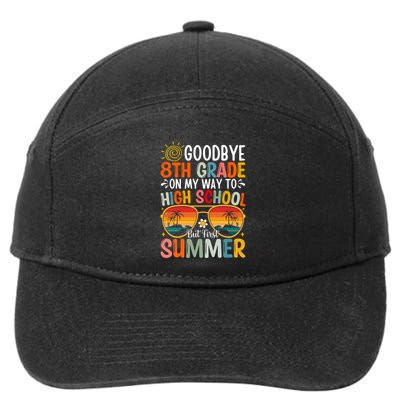 Goodbye 8th Grade On My Way To High School 7-Panel Snapback Hat