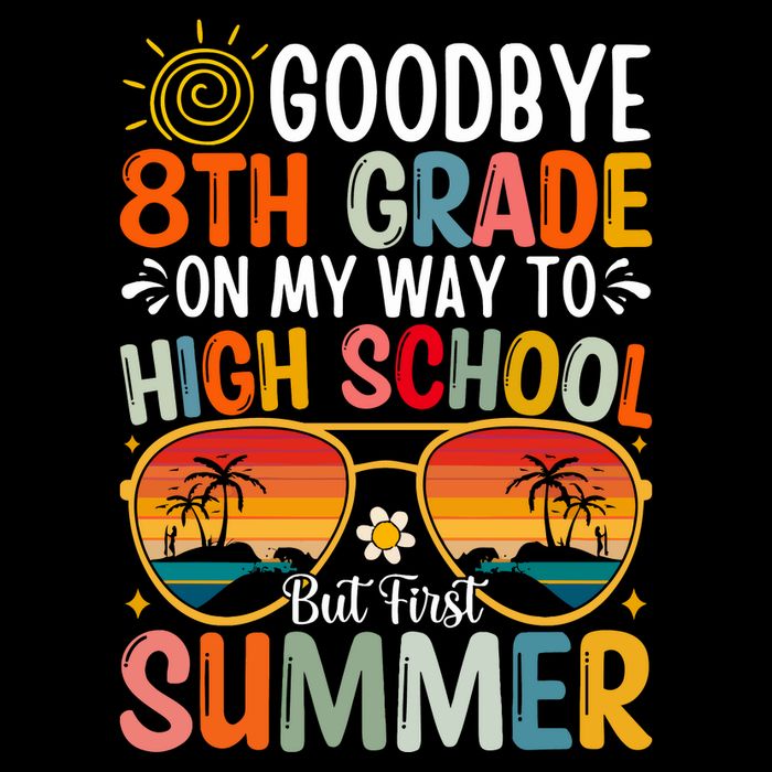 Goodbye 8th Grade On My Way To High School Drawstring Bag