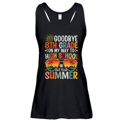 Goodbye 8th Grade On My Way To High School Ladies Essential Flowy Tank