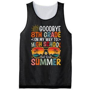 Goodbye 8th Grade On My Way To High School Mesh Reversible Basketball Jersey Tank