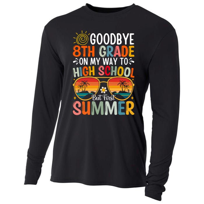 Goodbye 8th Grade On My Way To High School Cooling Performance Long Sleeve Crew