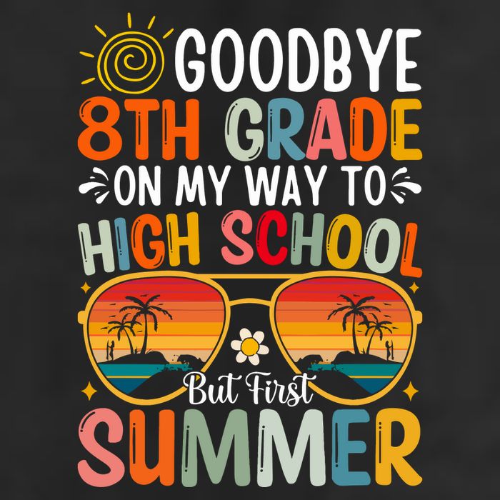Goodbye 8th Grade On My Way To High School Microfiber Hand Towel