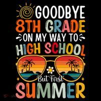 Goodbye 8th Grade On My Way To High School Zip Tote Bag