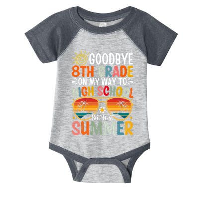 Goodbye 8th Grade On My Way To High School Infant Baby Jersey Bodysuit