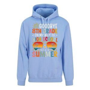 Goodbye 8th Grade On My Way To High School Unisex Surf Hoodie