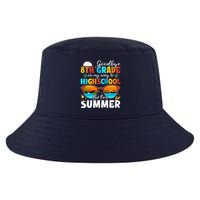 Goodbye 8th Grade Graduation To Highschool Hello Summer Cool Comfort Performance Bucket Hat