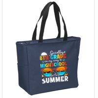 Goodbye 8th Grade Graduation To Highschool Hello Summer Zip Tote Bag