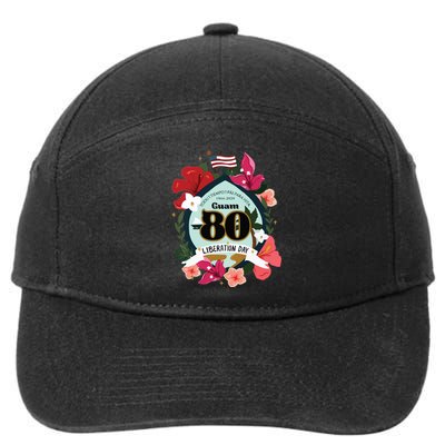 Guam 80th Liberation Day 7-Panel Snapback Hat