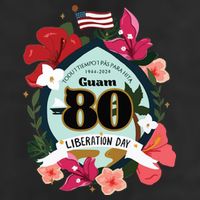 Guam 80th Liberation Day Adult Drive Performance Visor