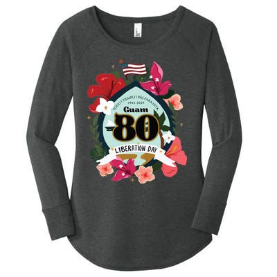 Guam 80th Liberation Day Women's Perfect Tri Tunic Long Sleeve Shirt