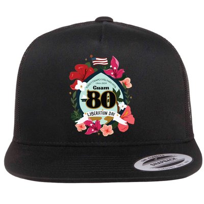 Guam 80th Liberation Day Flat Bill Trucker Hat