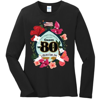 Guam 80th Liberation Day Ladies Long Sleeve Shirt