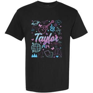 Groovy 80S Taylor First Name Personalized Birthday Girl Garment-Dyed Heavyweight T-Shirt