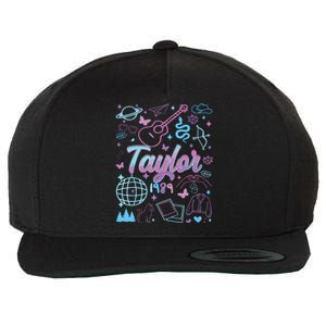 Groovy 80S Taylor First Name Personalized Birthday Girl Wool Snapback Cap