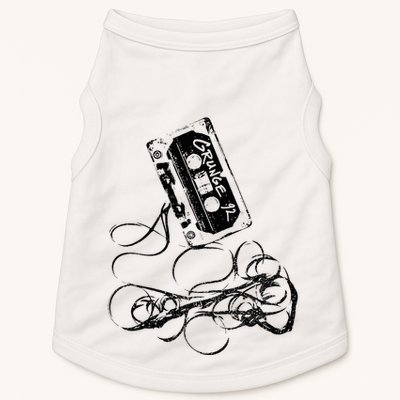 Grunge 90s Music Vintage Tape Concert Doggie Tank
