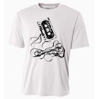 Grunge 90s Music Vintage Tape Concert Cooling Performance Crew T-Shirt