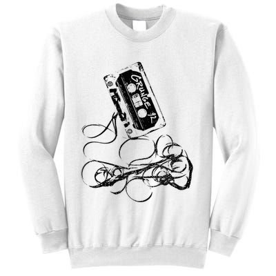 Grunge 90s Music Vintage Tape Concert Sweatshirt