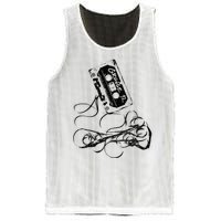 Grunge 90s Music Vintage Tape Concert Mesh Reversible Basketball Jersey Tank