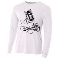 Grunge 90s Music Vintage Tape Concert Cooling Performance Long Sleeve Crew