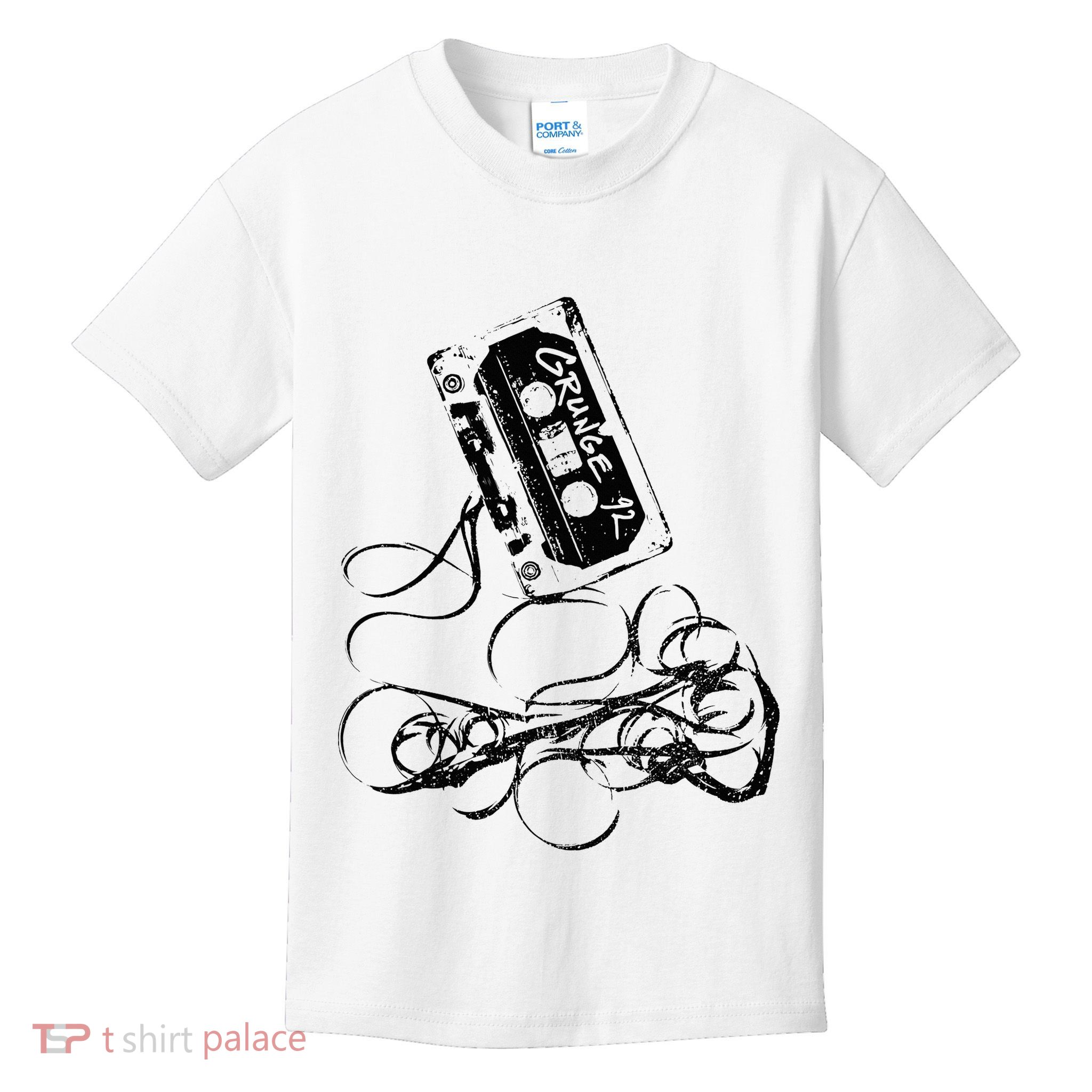 Grunge 90s Music Vintage Tape Concert Kids T-Shirt