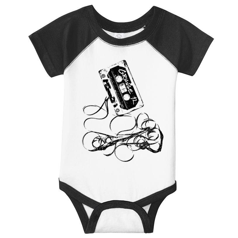 Grunge 90s Music Vintage Tape Concert Infant Baby Jersey Bodysuit