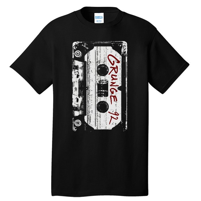 Grunge 90S Vintage Concert Mixtape Retro Tall T-Shirt