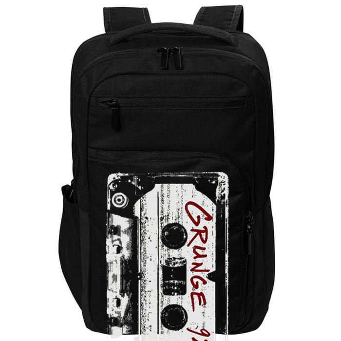 Grunge 90S Vintage Concert Mixtape Retro Impact Tech Backpack