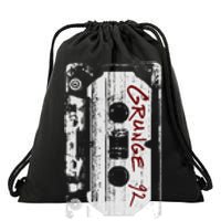 Grunge 90S Vintage Concert Mixtape Retro Drawstring Bag