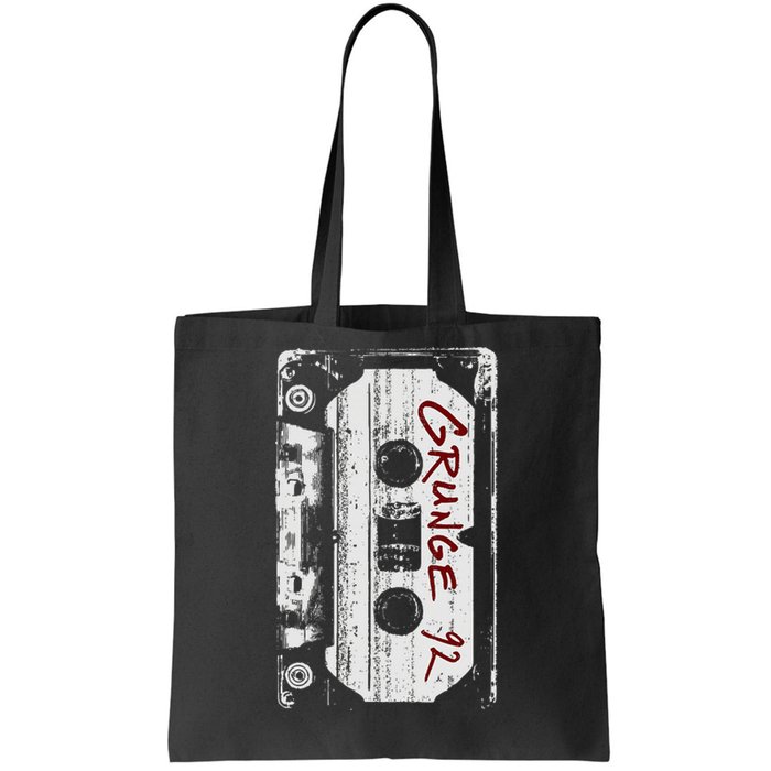 Grunge 90S Vintage Concert Mixtape Retro Tote Bag