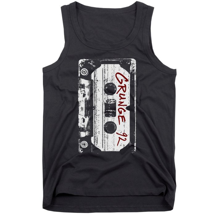 Grunge 90S Vintage Concert Mixtape Retro Tank Top