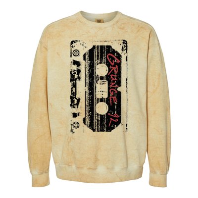 Grunge 90S Vintage Concert Mixtape Retro Colorblast Crewneck Sweatshirt