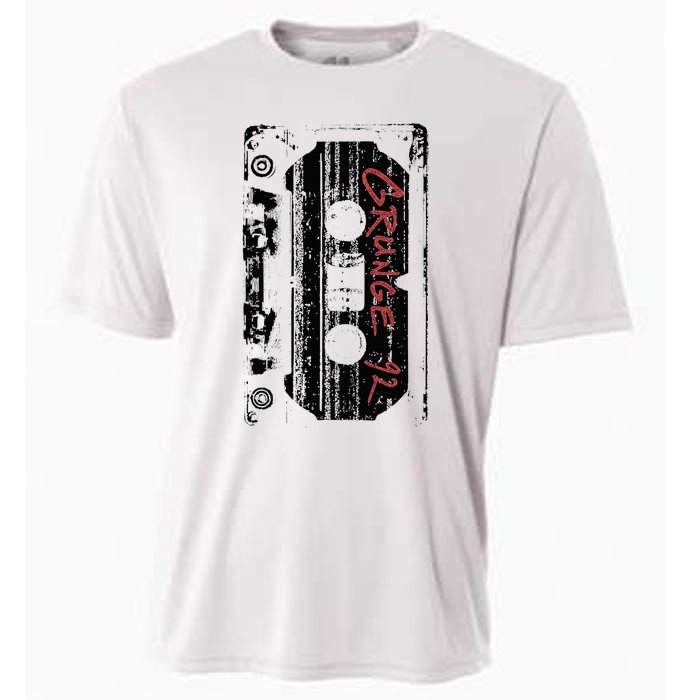 Grunge 90S Vintage Concert Mixtape Retro Cooling Performance Crew T-Shirt