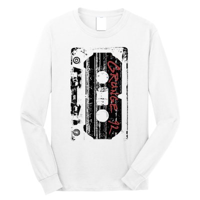 Grunge 90S Vintage Concert Mixtape Retro Long Sleeve Shirt