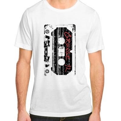 Grunge 90S Vintage Concert Mixtape Retro Adult ChromaSoft Performance T-Shirt