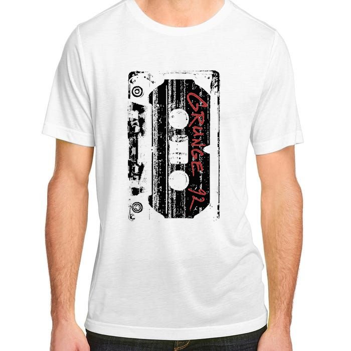 Grunge 90S Vintage Concert Mixtape Retro Adult ChromaSoft Performance T-Shirt