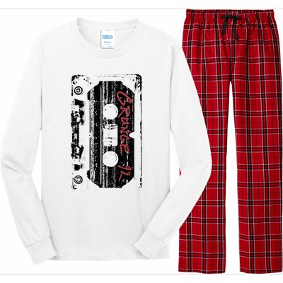 Grunge 90S Vintage Concert Mixtape Retro Long Sleeve Pajama Set