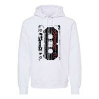 Grunge 90S Vintage Concert Mixtape Retro Premium Hoodie