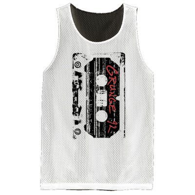 Grunge 90S Vintage Concert Mixtape Retro Mesh Reversible Basketball Jersey Tank