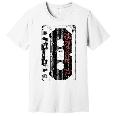 Grunge 90S Vintage Concert Mixtape Retro Premium T-Shirt