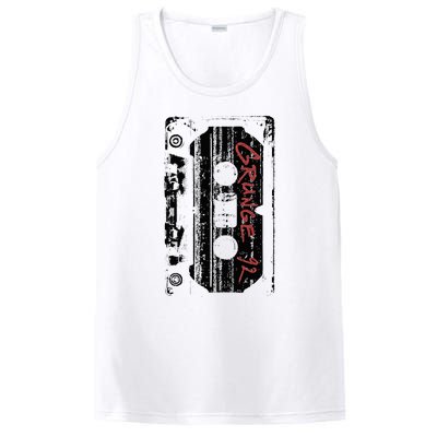 Grunge 90S Vintage Concert Mixtape Retro PosiCharge Competitor Tank