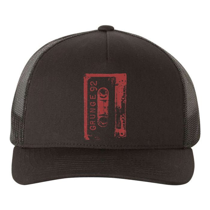 Grunge 90S Vintage Concert Mixtape Yupoong Adult 5-Panel Trucker Hat